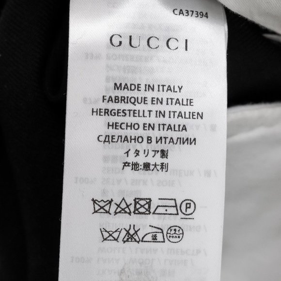 Gucci Black Wool Pants w/ White Stripe - Picture 8 of 13